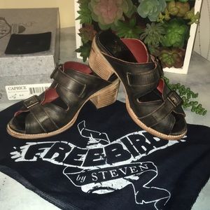 Freebird Caprice Black Sandals
